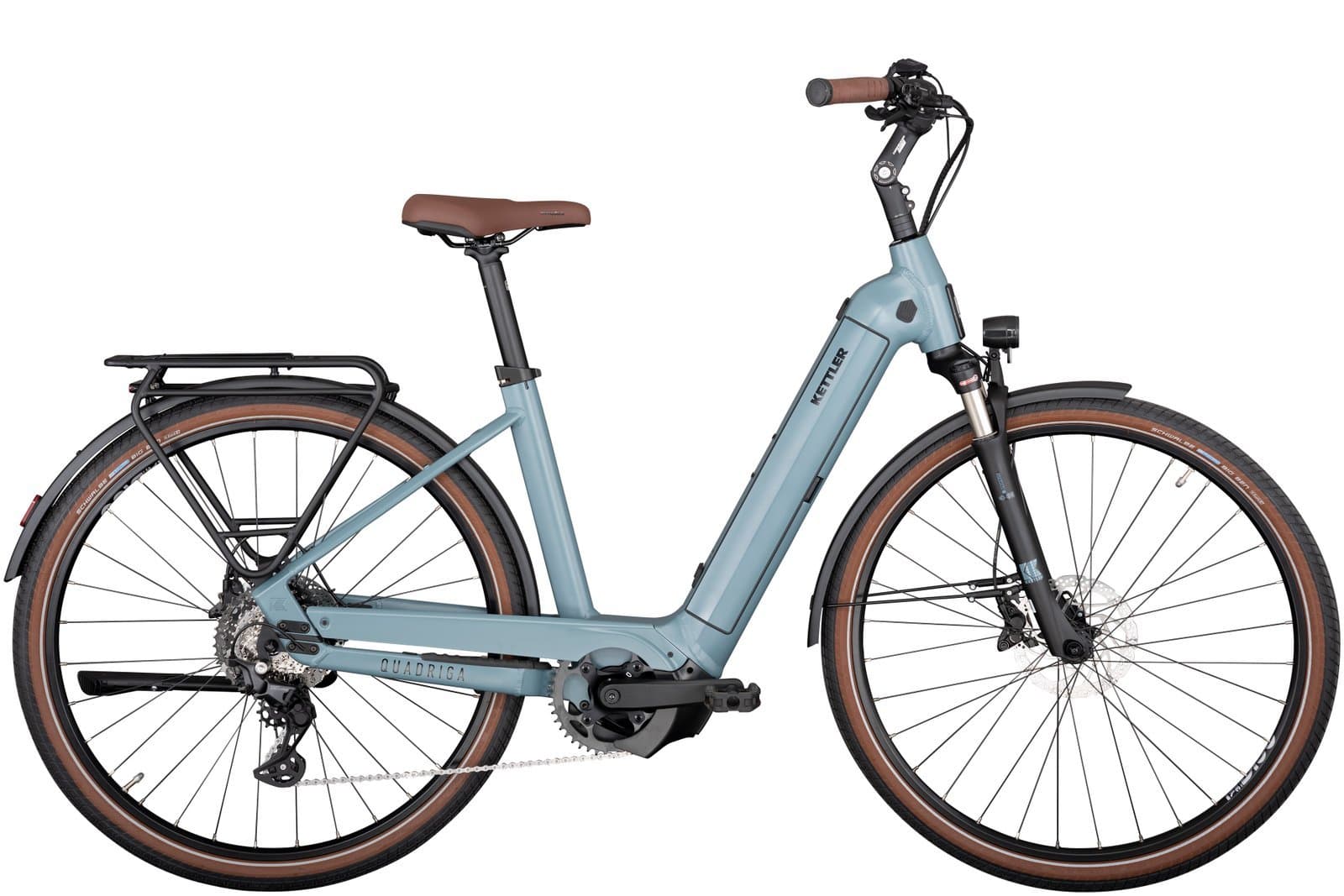 Kettler Quadriga CX10 LG (750) - 750 Wh - 28 Zoll - Tiefeinsteiger 43 CM Modern blue matt / black shiny