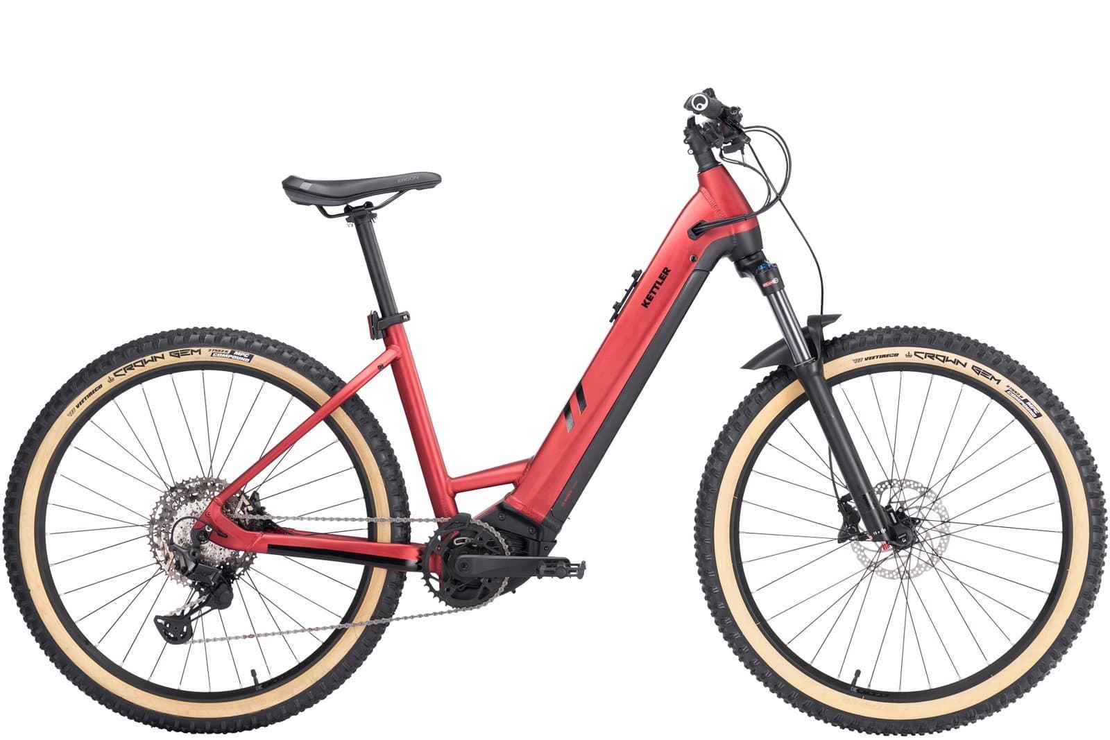 Kettler E - Transhill CX11 LG - 750 Wh - 27,5 Zoll - Tiefeinsteiger 48 CM Fashion red matt