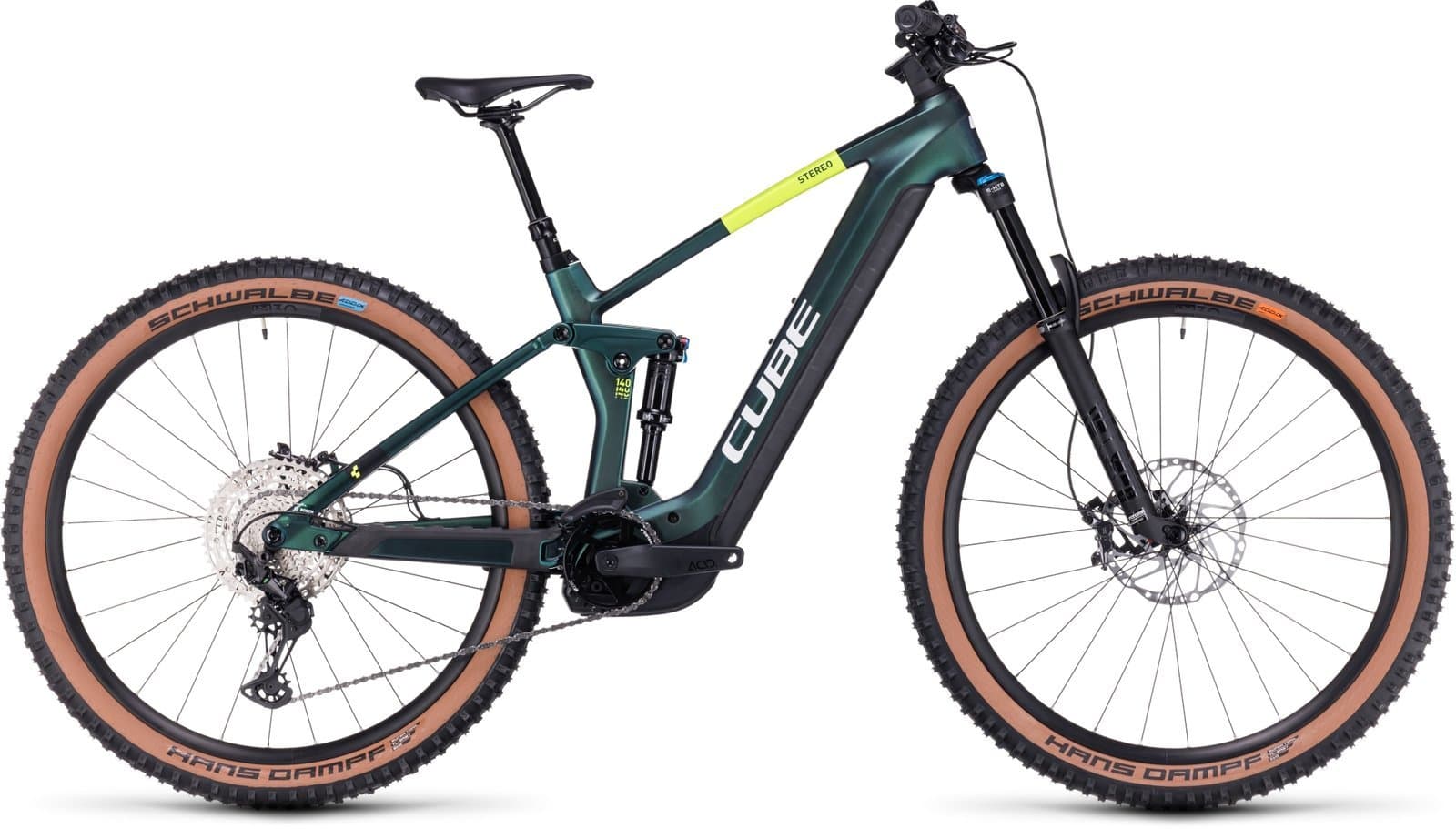 Cube Stereo Hybrid 140 HPC SLX 750 - 750 Wh - 27,5 Zoll - Fully Goblin´n´yellow