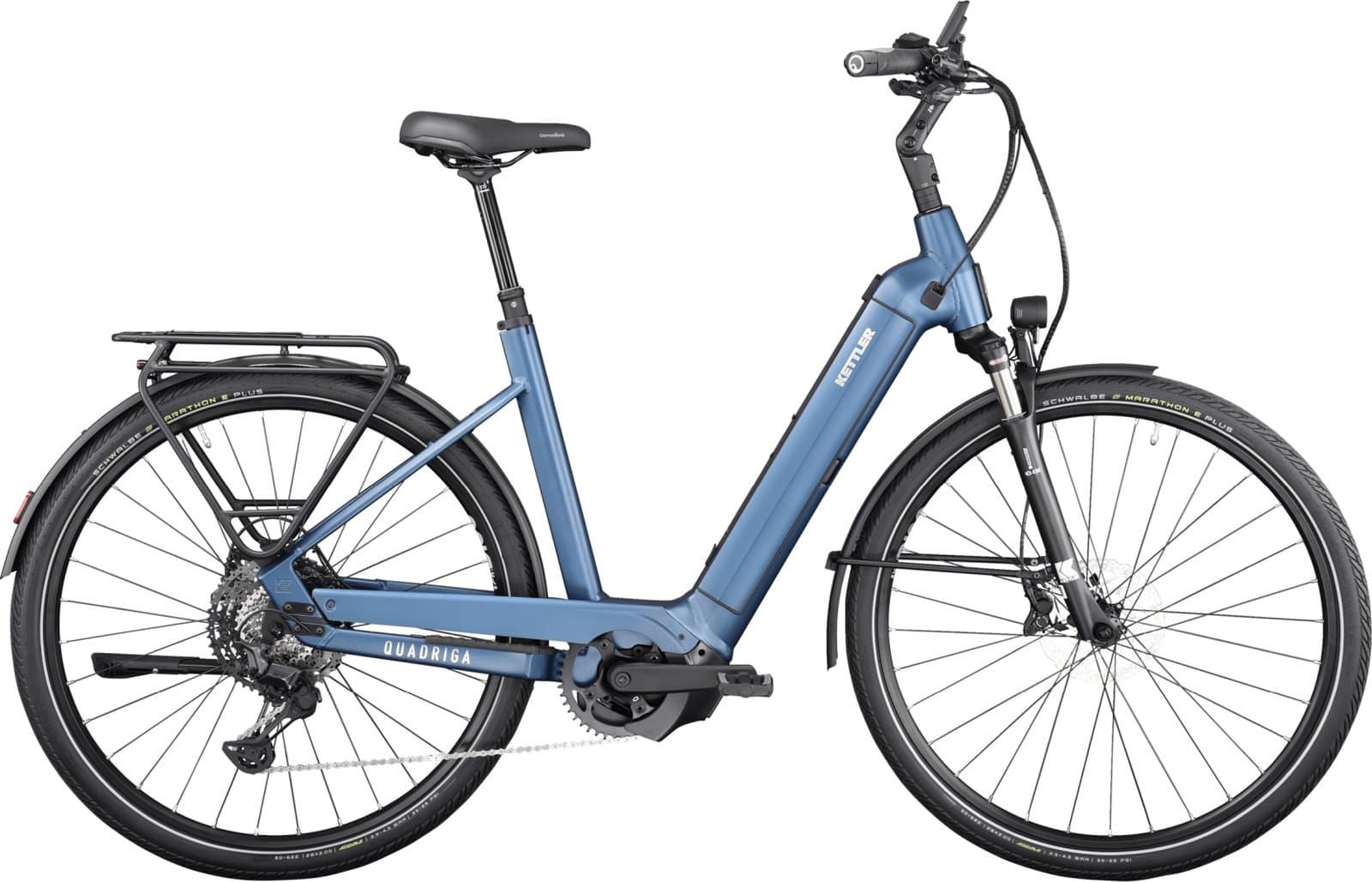 Kettler Quadriga Comp CX11 LG (750) - 750 Wh - 28 Zoll - Tiefeinsteiger 53 CM Dark blue glossy