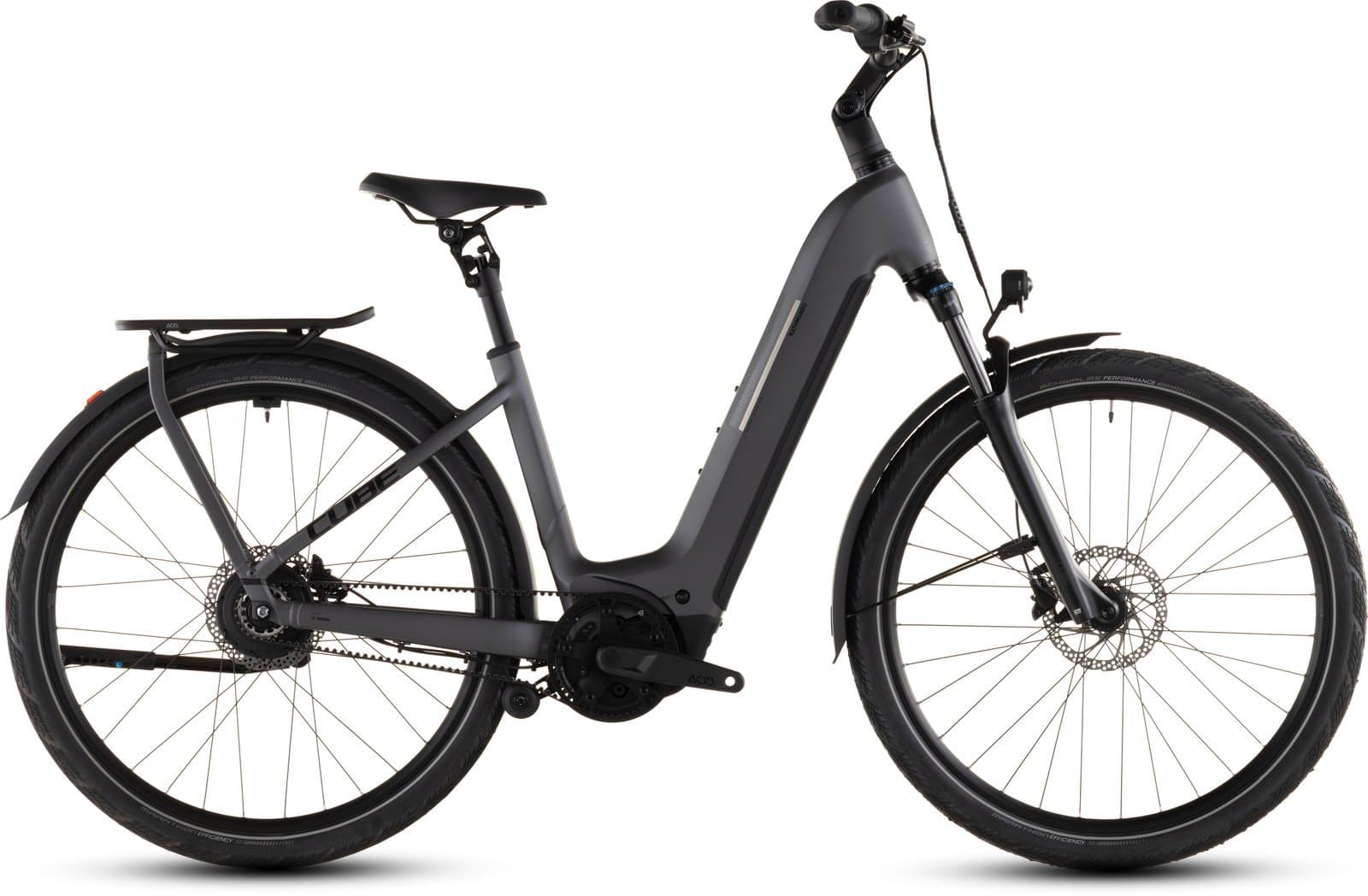 Cube Kathmandu Hybrid Comfort Pro 800 - 800 Wh - 28 Zoll - Tiefeinsteiger - 2026 62 cm Slabgrey´n´black