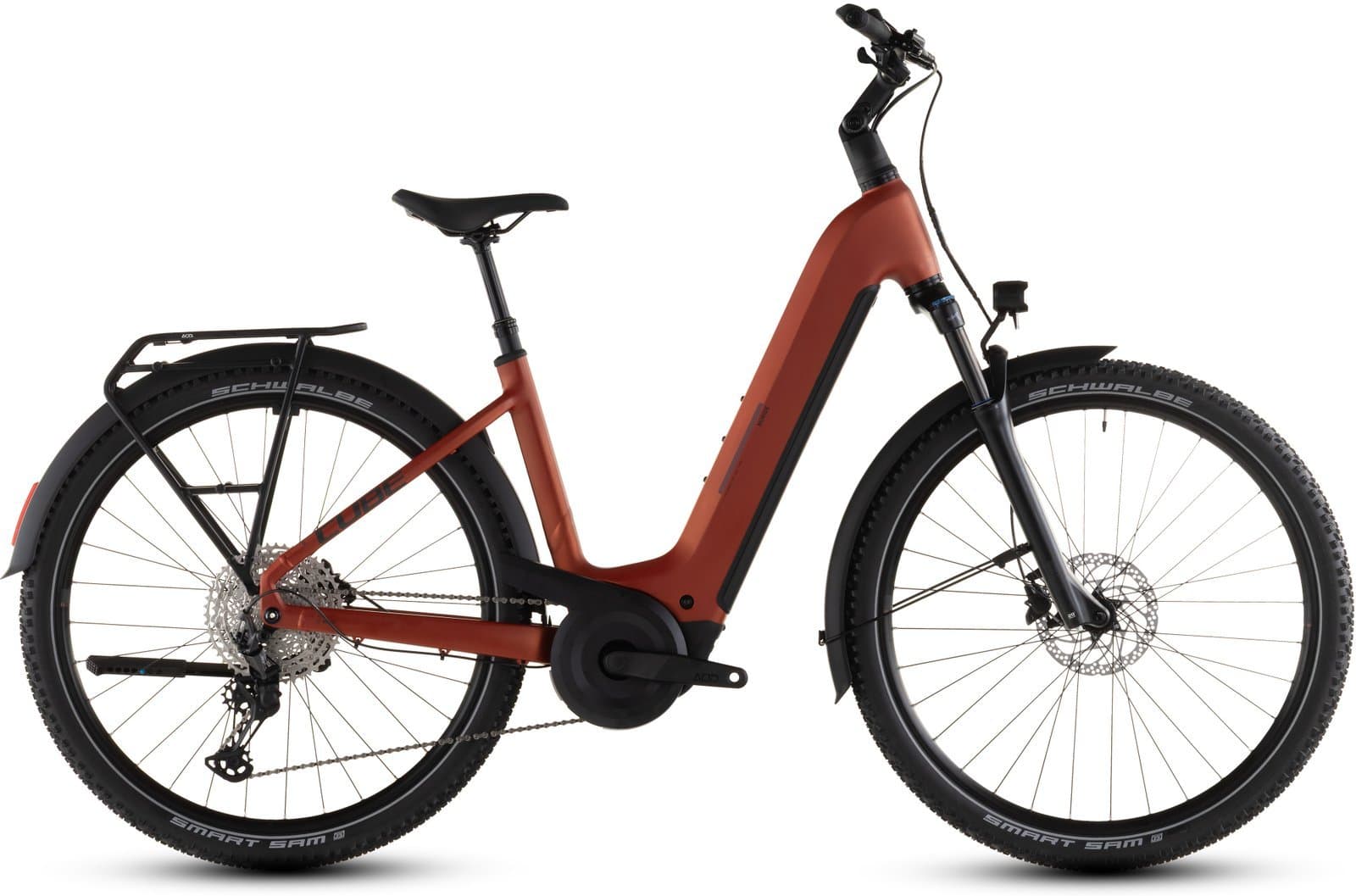Cube Nuride Hybrid Pro 800 - 800 Wh - 28 Zoll - Tiefeinsteiger - 2026 46 cm Chilli´n´black