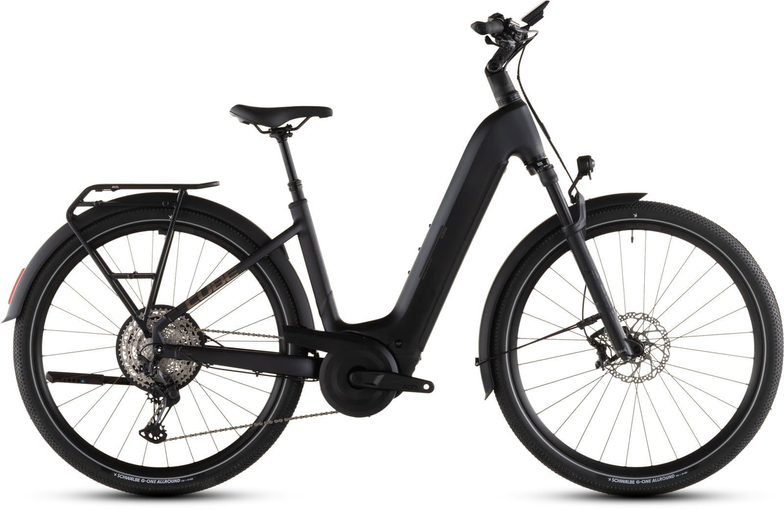 Cube Nuride Hybrid SLX 800 - 800 Wh - 28 Zoll - Tiefeinsteiger - 2026 Black´n´gold 58 cm