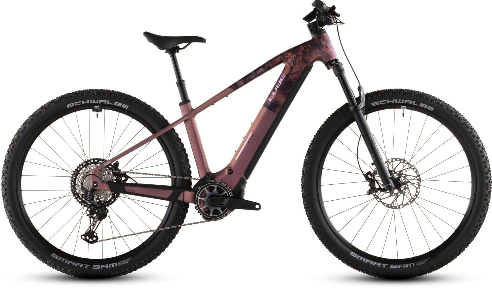 Cube Reaction Hybrid SLX 800 - 800 Wh - 29 Zoll - Diamant M Shiftblush´n´art