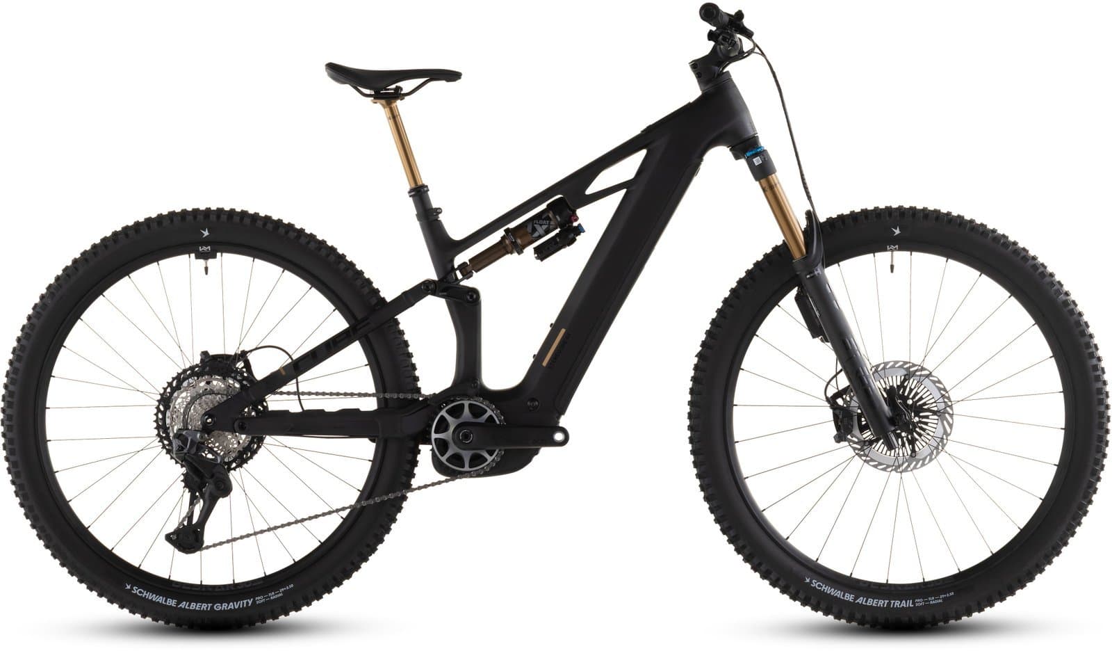 Cube Stereo Hybrid ONE44 HPC AT 800 - 800 Wh - 29 Zoll - Fully L Carbon'n'gold