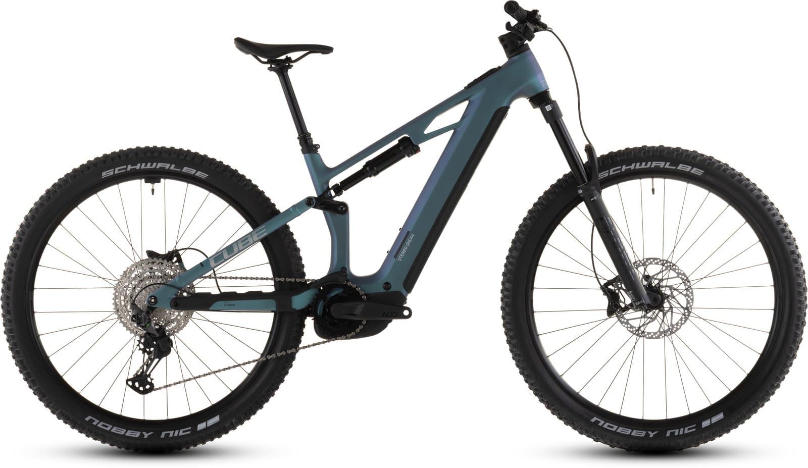 Cube Stereo Hybrid ONE44 HPC Race 800 - 800 Wh - 27,5 Zoll - Fully Smaragdgrey´n´prism