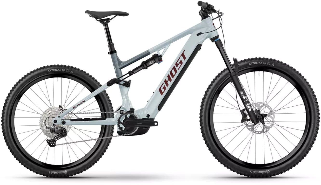 Ghost E - ASX Advanced High - 800 Wh - 29 - 27,5 Zoll - Fully - snow blue/shadow gray