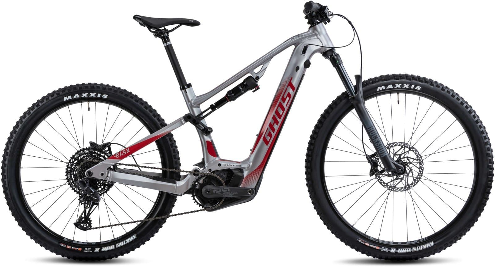 Ghost E - ASX 130 Universal AL - 750 Wh - 29 - 27,5 Zoll - Fully - gray 2/riot red M