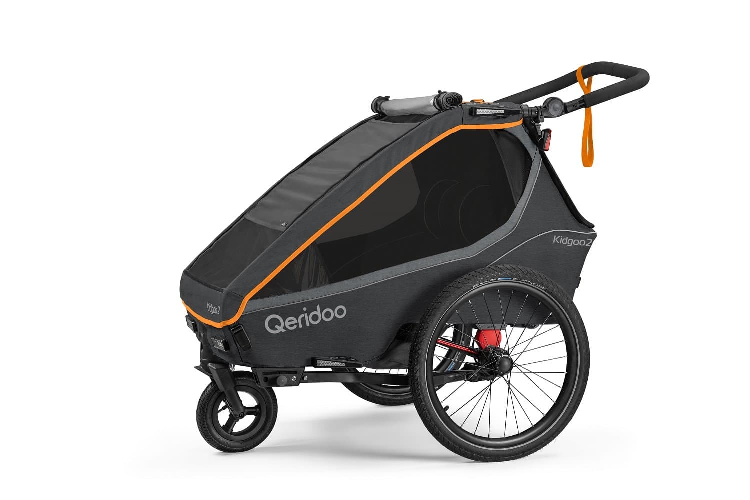 Qeridoo Kidgoo2 Kinderanhänger fürs Fahrrad - FIDLOCK Edition