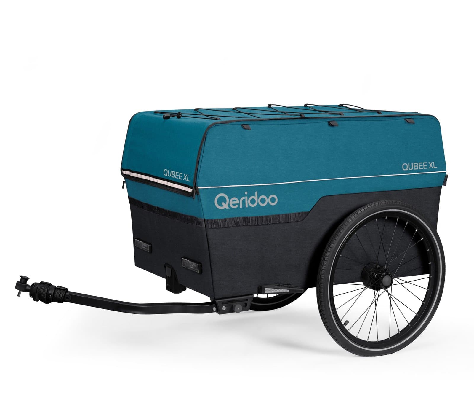 Qeridoo Lastenanhänger Qubee XL - Petrol