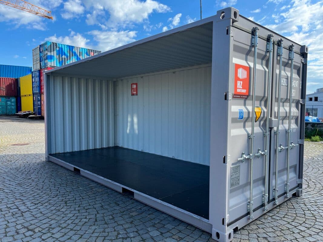 Contenedor 20' IICL6 con apertura lateral – RAL 7036
