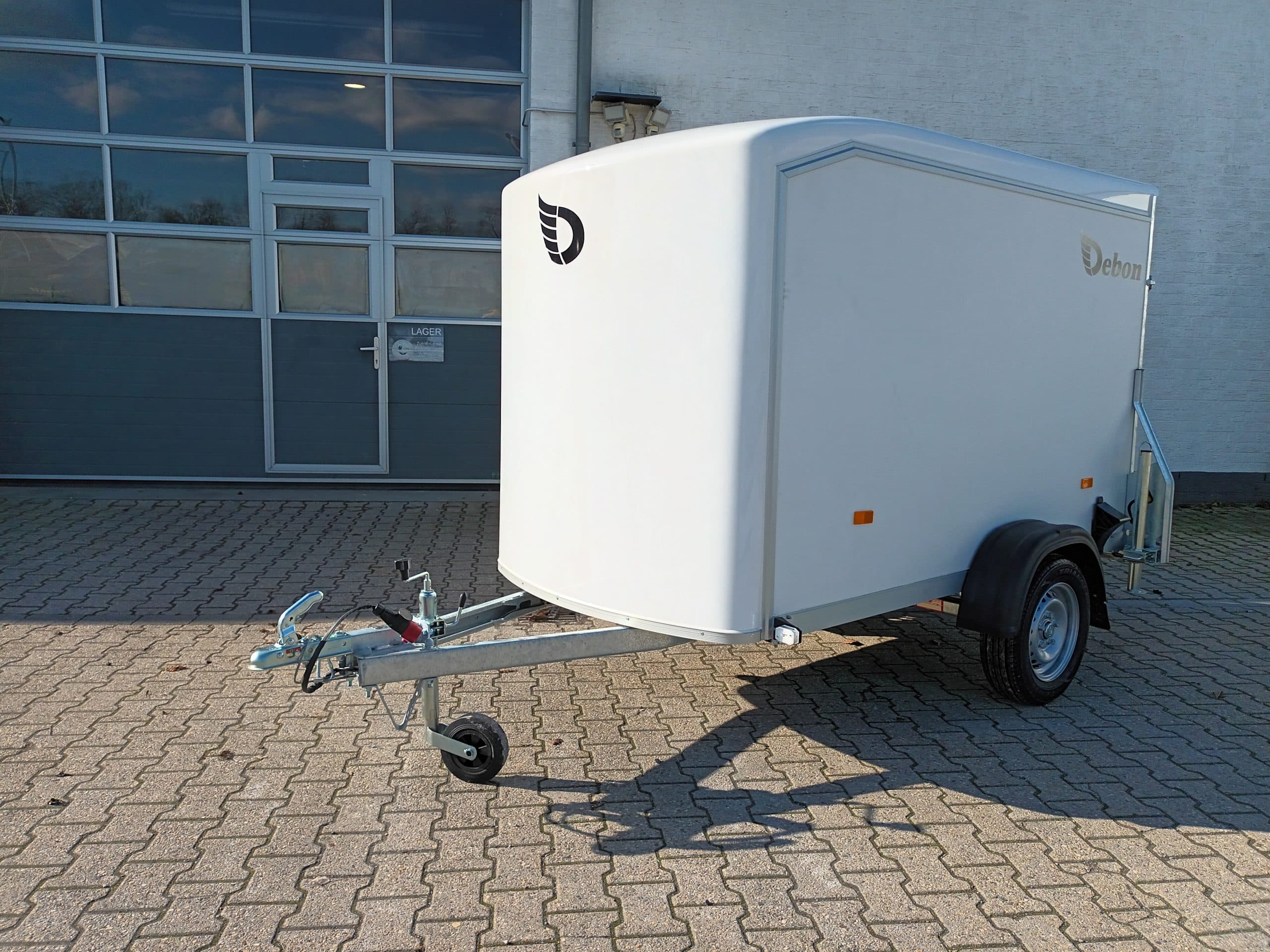Roadster Sport C255 252x125x154 cm aerodinamico Wood bianco/poliestere bianco con combinazione rampa (S) 750 kg fine serie