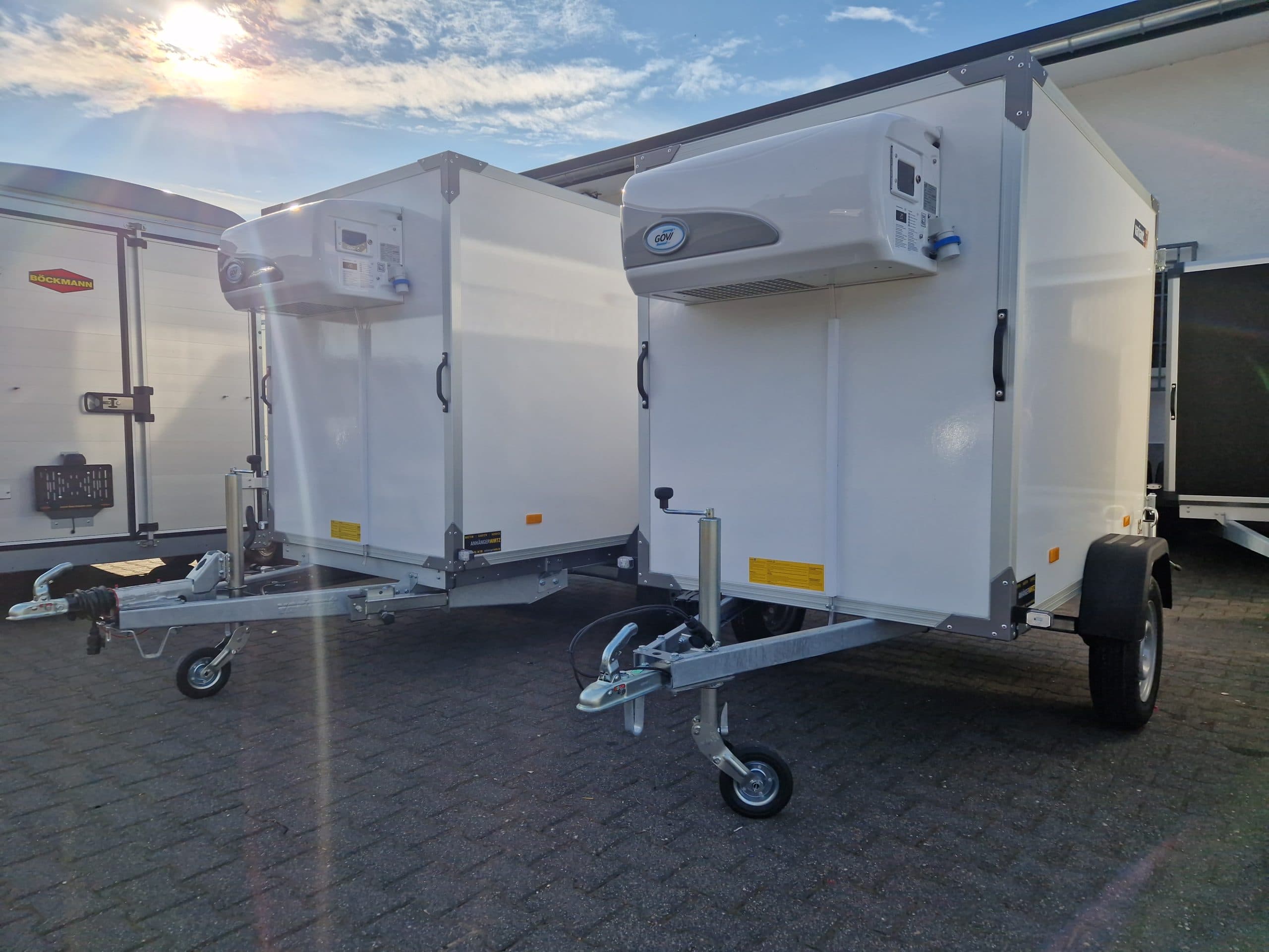 Rimorchio refrigerato Variant 752 DK2 Classic 199x124x150 cm, XPS, refrigerazione Govi, 750 kg, non frenato