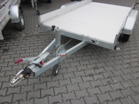 Trasportatore multiuso Anssems AMT 1500 340x170x18 cm con pianale in alluminio e rampe in alluminio 1500 kg