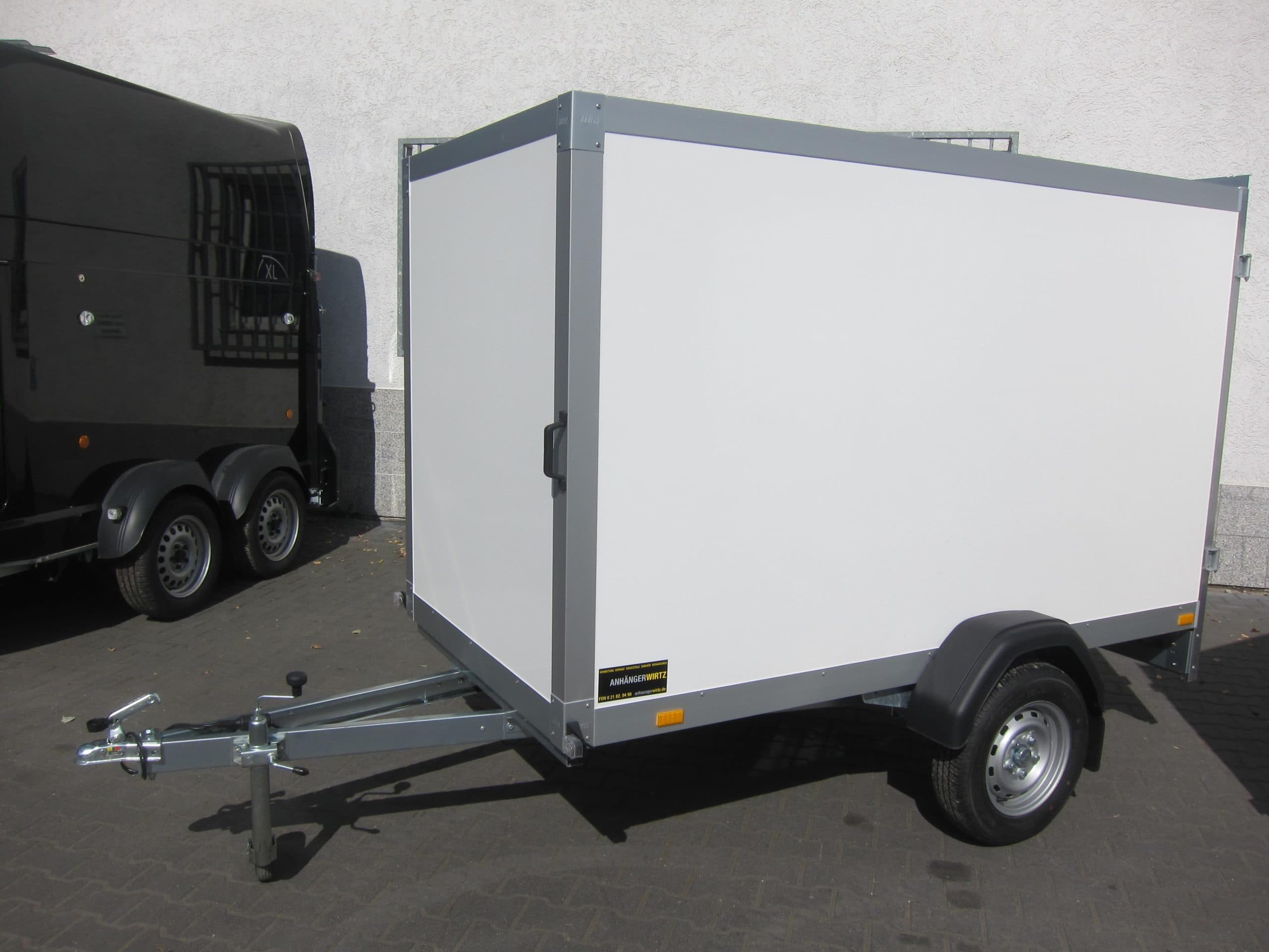 Rimorchio furgonato WM Meyer AZ 7525/126 150 S30 251x126x150 cm, S, 750 kg, offerta online