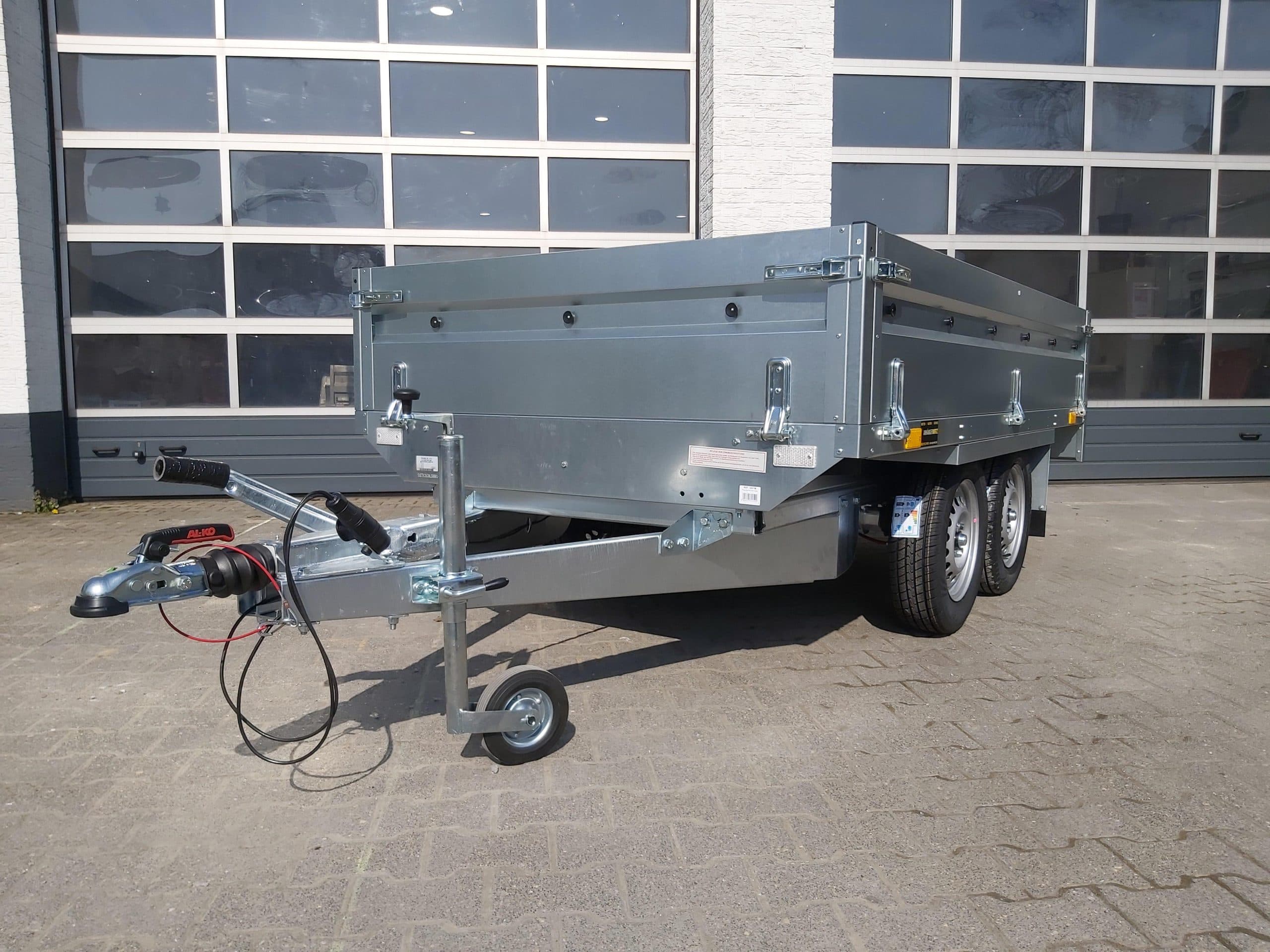 Rimorchio a pianale alto Trailstar Nordica N13-263 2 KPS 263x144x40 cm, tandem (S), 1300 kg
