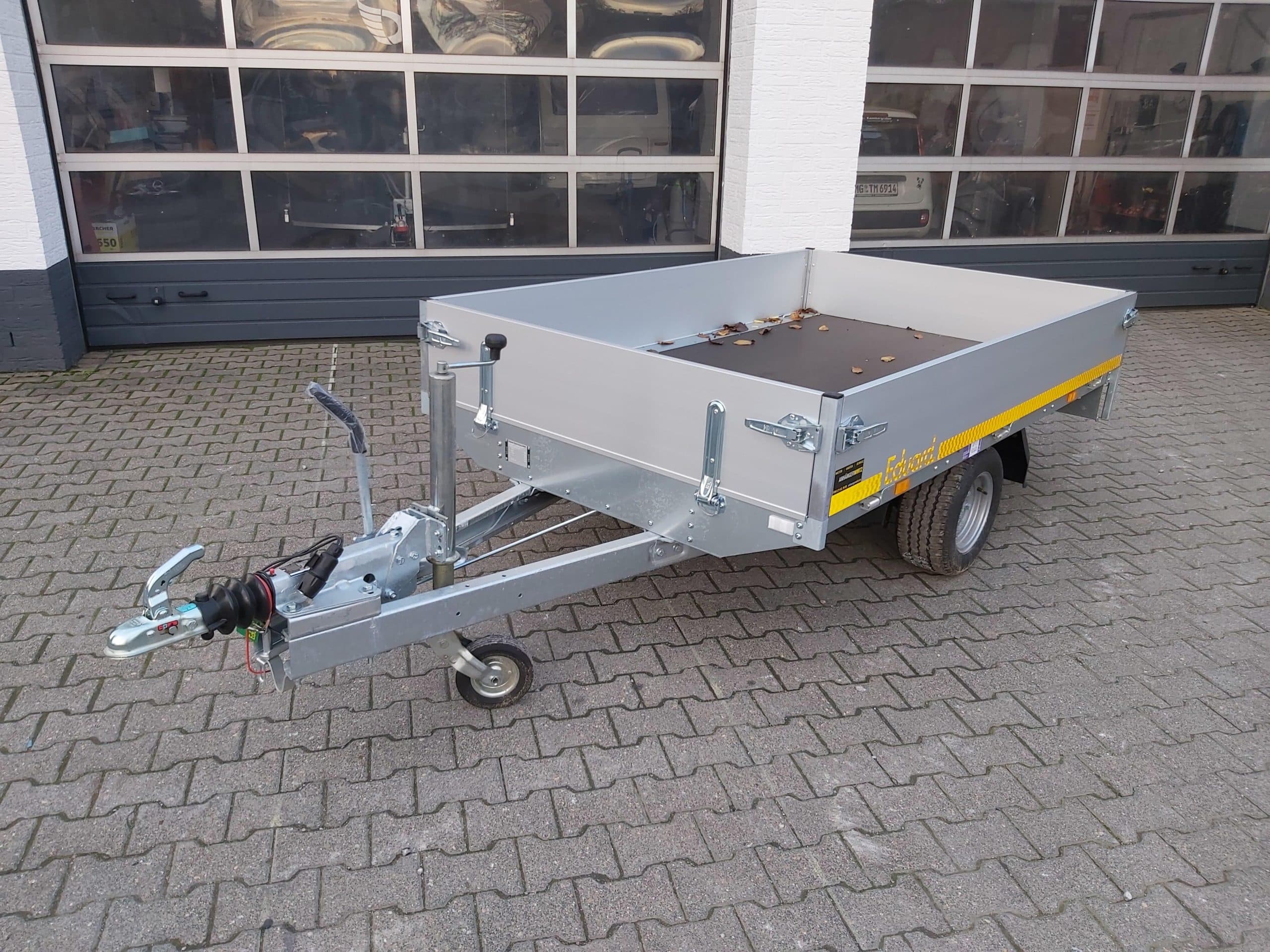 Rimorchio a pianale alto light 2514 250x145x30 cm, altezza di carico 63 cm, 13", (S), 1500 kg