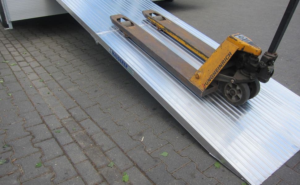 Rampa di carico in alluminio pieghevole, 3,5 m di lunghezza, 1,0 m di larghezza, fino a 350 kg