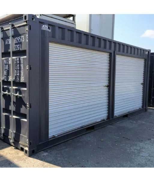 20-Fuß-Container mit 2 Sektionaltoren