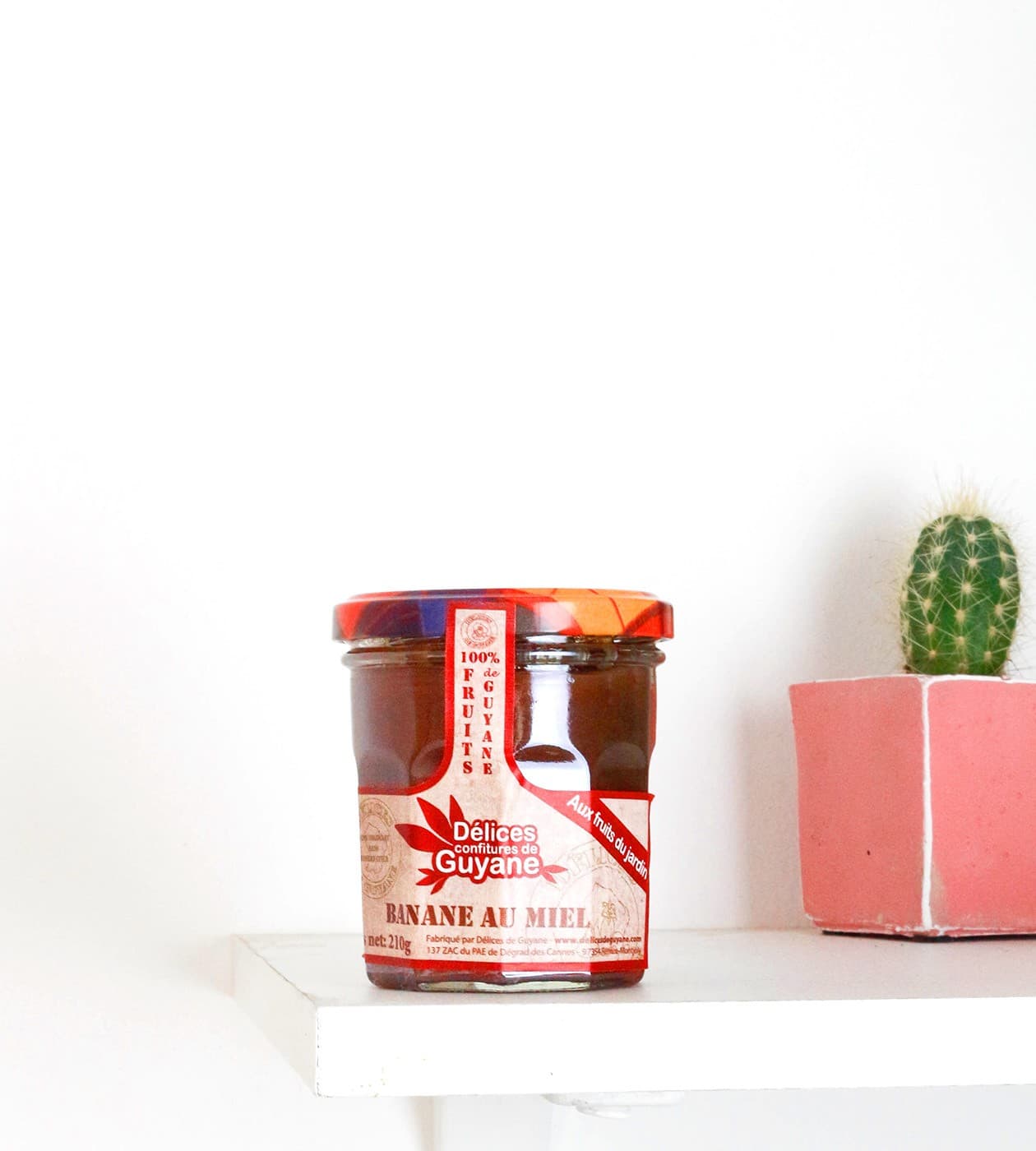 Confiture banane miel · Guyane · bocal 210 g