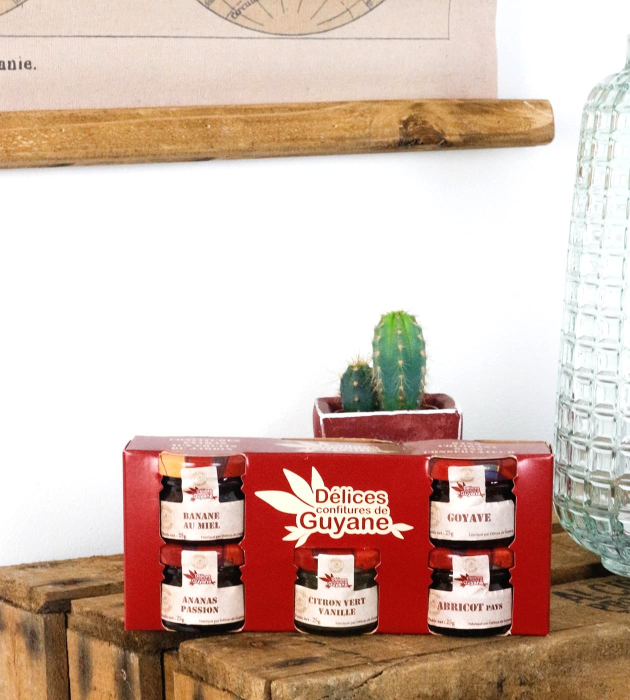 Assortiment confitures · Guyane · coffret 5x25g