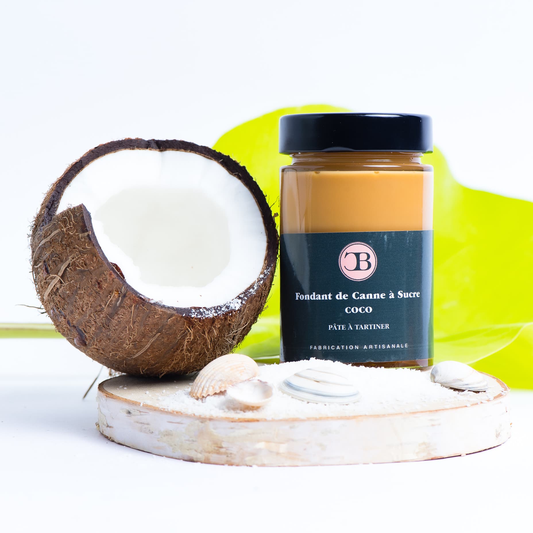 Fondant de canne à sucre au Coco · Canne Bonbon · Guadeloupe · bocal 250g