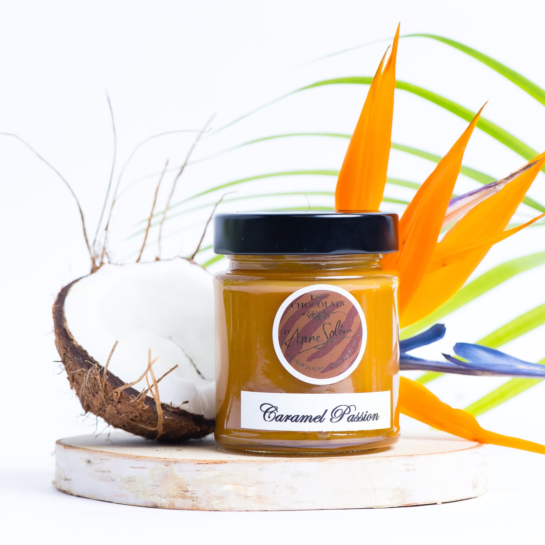 Caramel Passion · Les Chocolats d'Anne Solène · Guadeloupe · bocal 200g