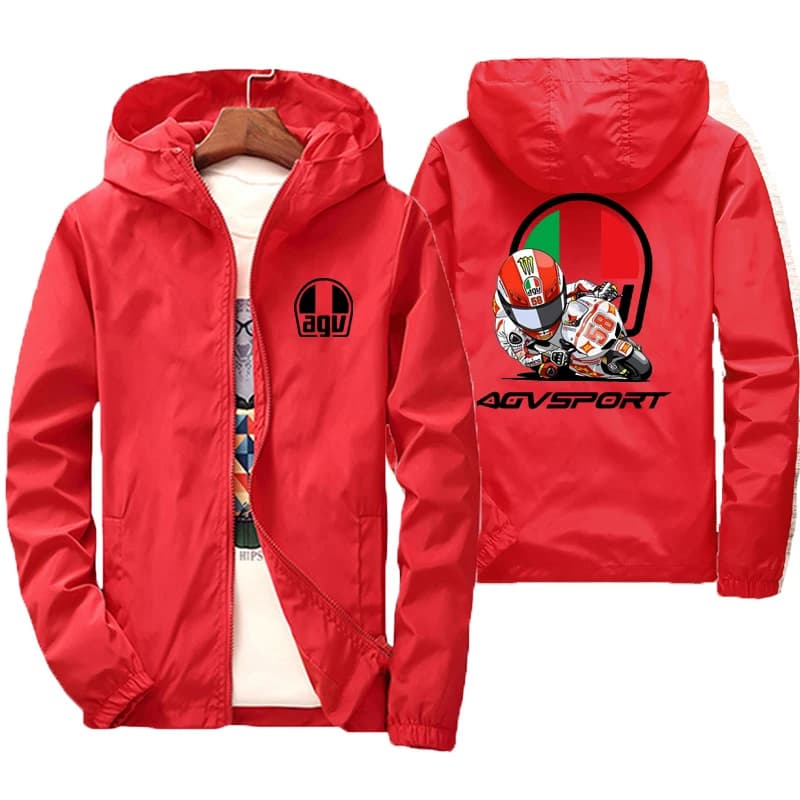 2025 printemps et automne personnalité Style nouveau coupe-vent à capuche manteau de sport vestes à glissière en plein air voyage mode hommes vêtement