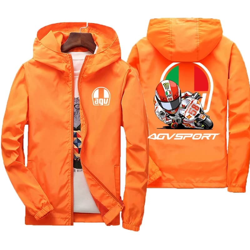 2025 printemps et automne personnalité Style nouveau coupe-vent à capuche manteau de sport vestes à glissière en plein air voyage mode hommes vêtement