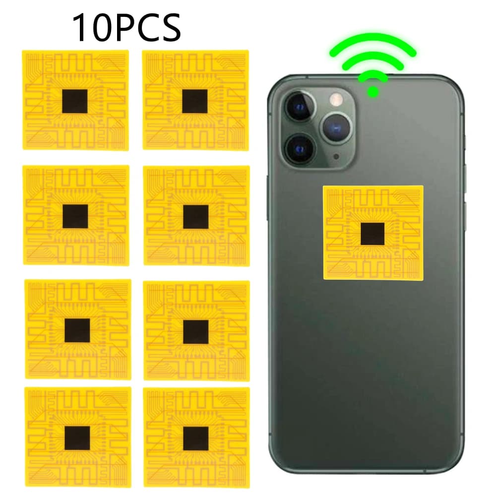 10-1 pièces autocollants amplificateur de Signal autocollant d'amélioration du Signal de téléphone portable amplificateur de Signal de téléphone porta