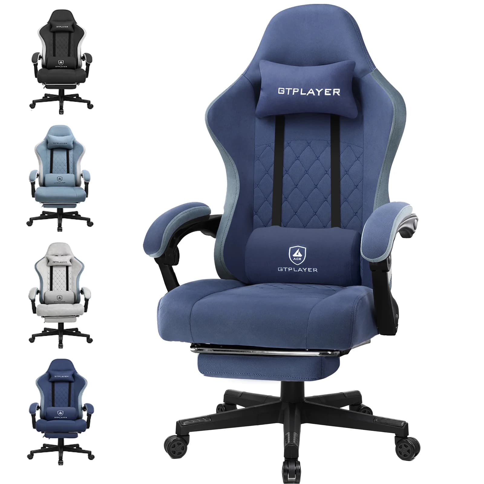 Découvrez la chaise de jeu GTPLAYER : le confort ultime pour vos longues sessions - GERMANY , dark blue