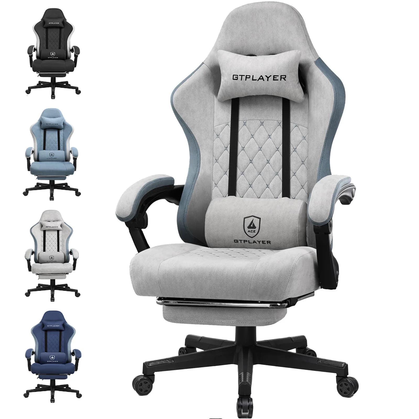 Découvrez la chaise de jeu GTPLAYER : le confort ultime pour vos longues sessions - GERMANY , Gray