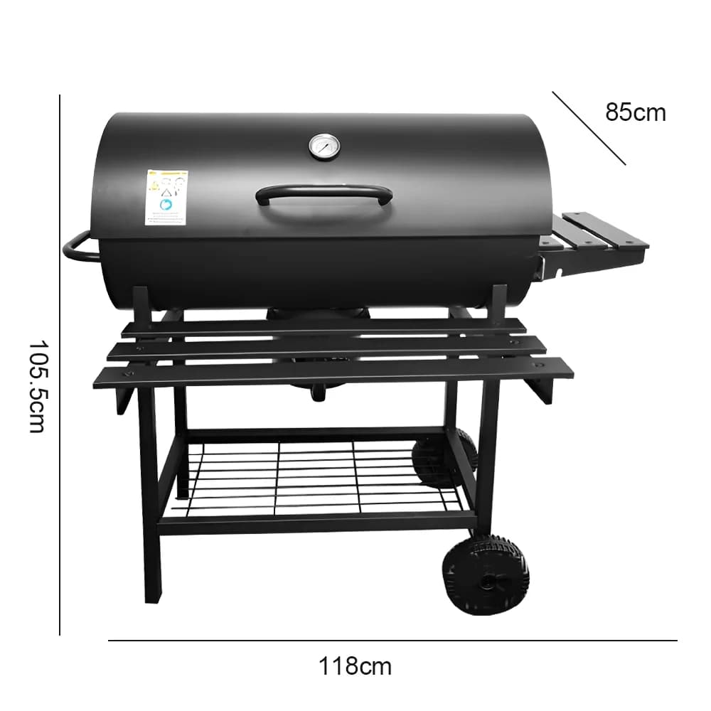 Barbecue portable à roues pour des pique-niques inoubliables - GERMANY , Black