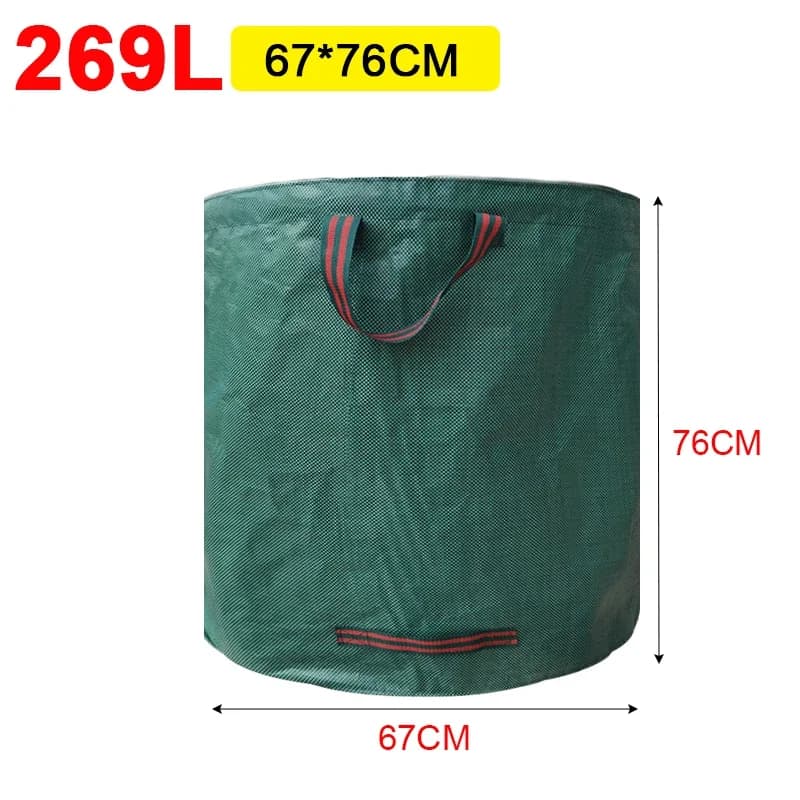 Sac à Compost Pliable Grande Capacité – Déchets Verts & Feuilles Réutilisable - 269L-67x76cm