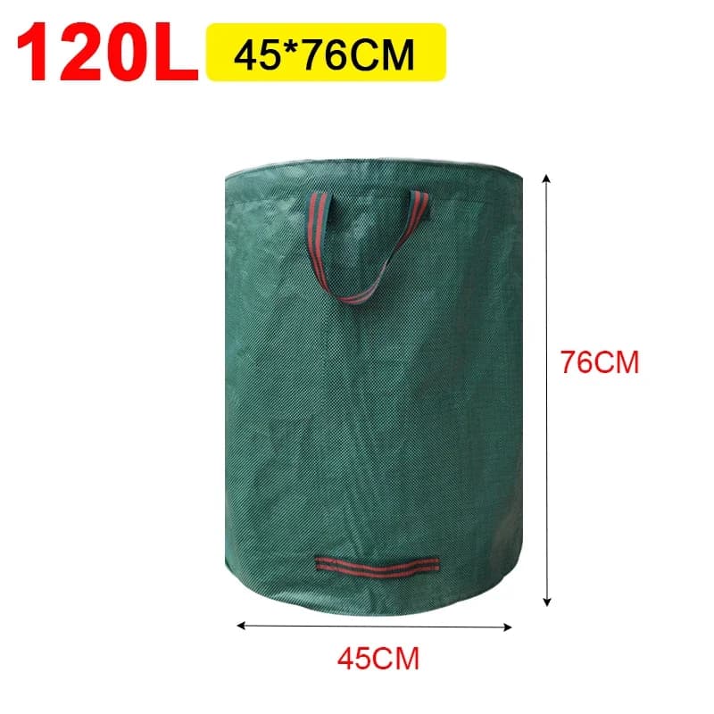 Sac à Compost Pliable Grande Capacité – Déchets Verts & Feuilles Réutilisable - 120L-45x76cm