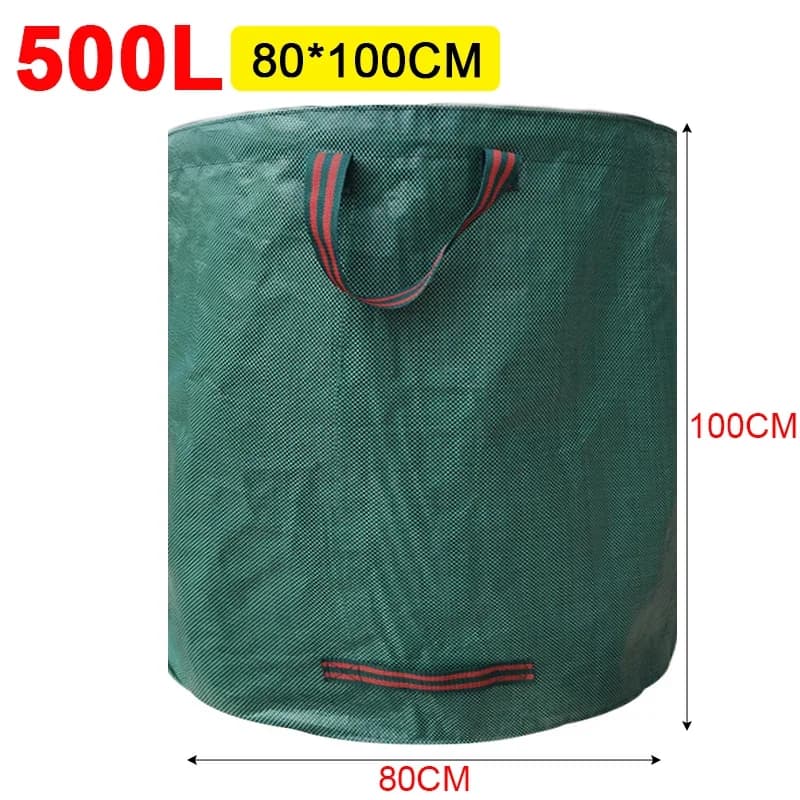 Sac à Compost Pliable Grande Capacité – Déchets Verts & Feuilles Réutilisable - 500L-80x100cm