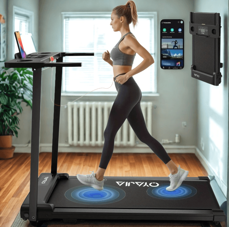 Tapis de Course Pliable Maison – 2.0HP, LED, 12 Programmes