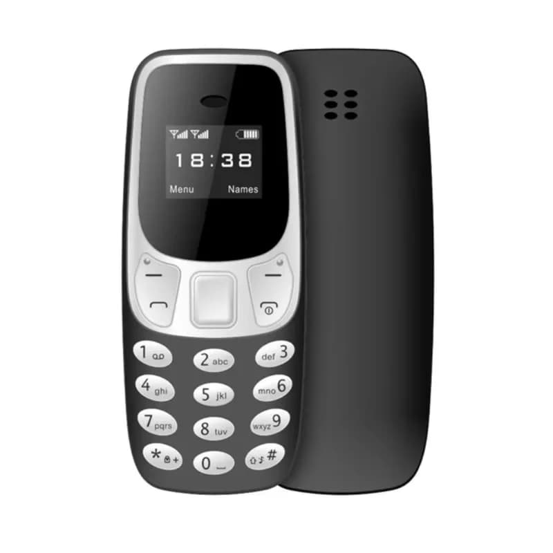 Mini Portable L8star BM10 — Téléphone ultra‑mini - Black White