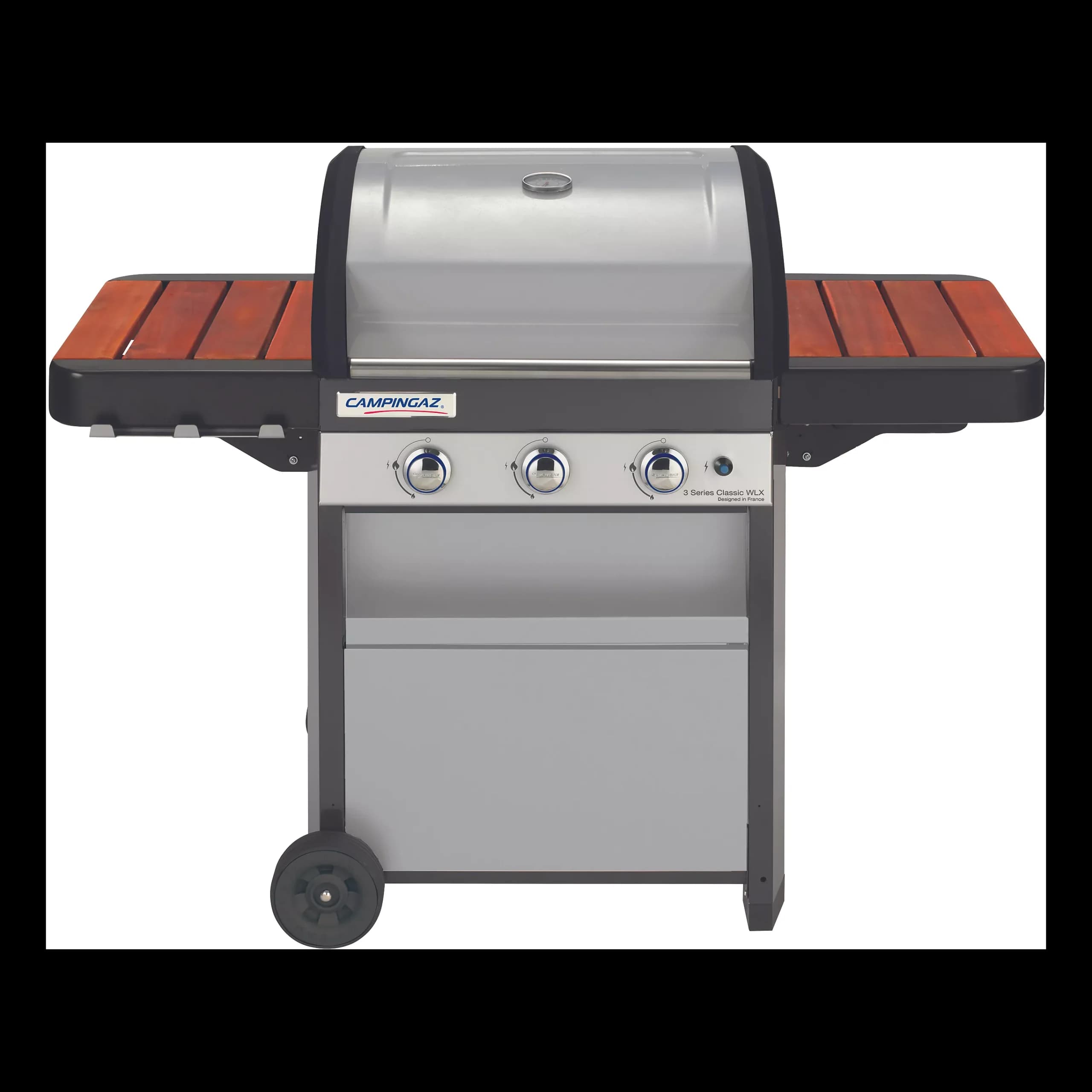 Barbecue gaz CAMPINGAZ 3 SERIES CLASSIC WLX inox 3 brûleurs sur chariot, 61x45 cm