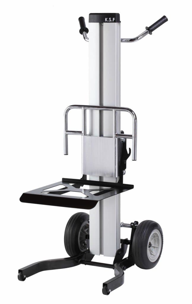 Aluminium-Sackkarre ML2 mit Plattform – Tragfähigkeit 120 kg, Hubhöhe 1050 mm-Neu