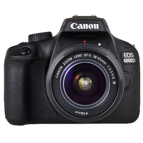 Canon EOS 4000D + Canon EF-S 18-55 mm f/3,5-5,6 DC III