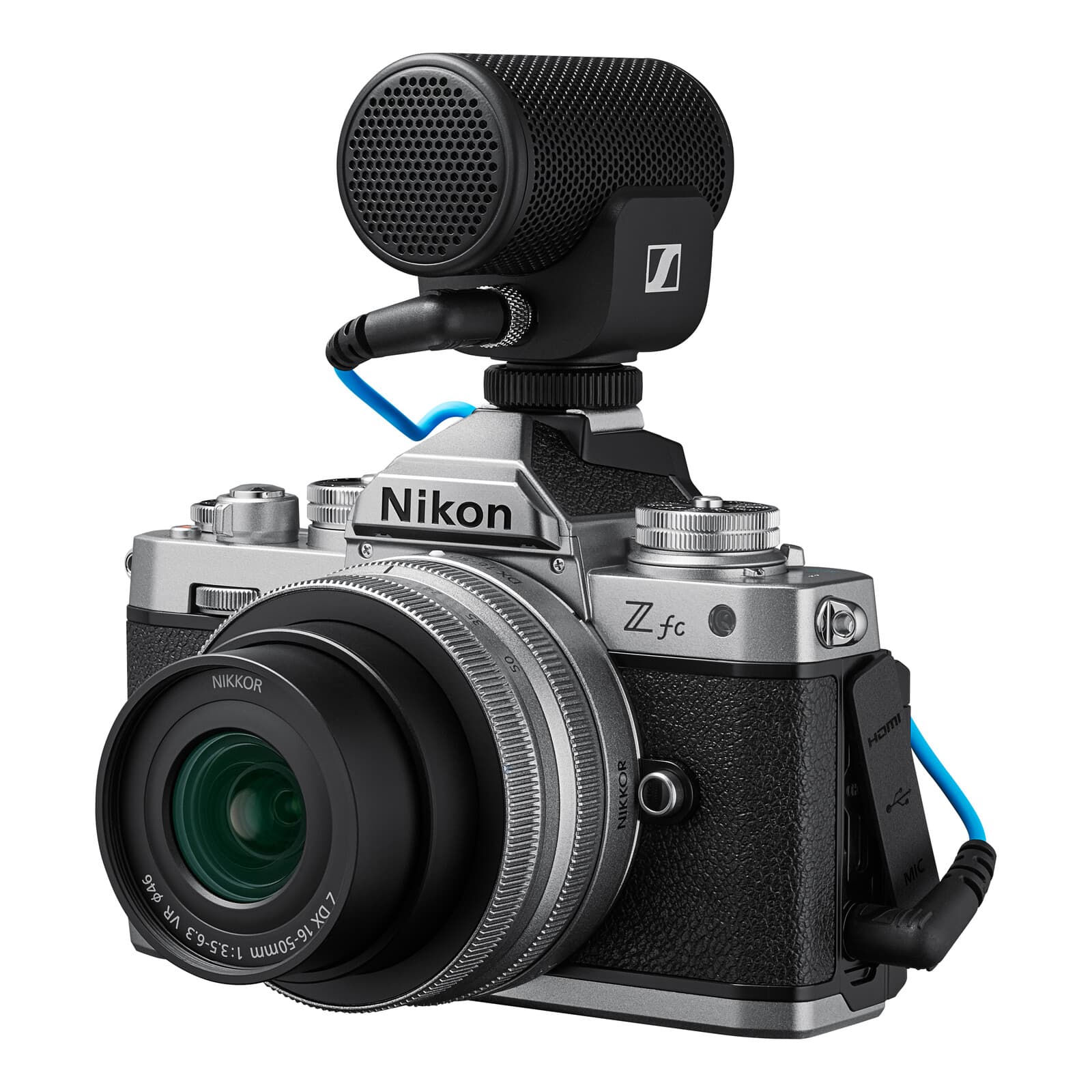 Nikon Z fc Silver/Black + NIKKOR Z DX 16-50 mm f/3.5-6.3 VR Vlogger Kit