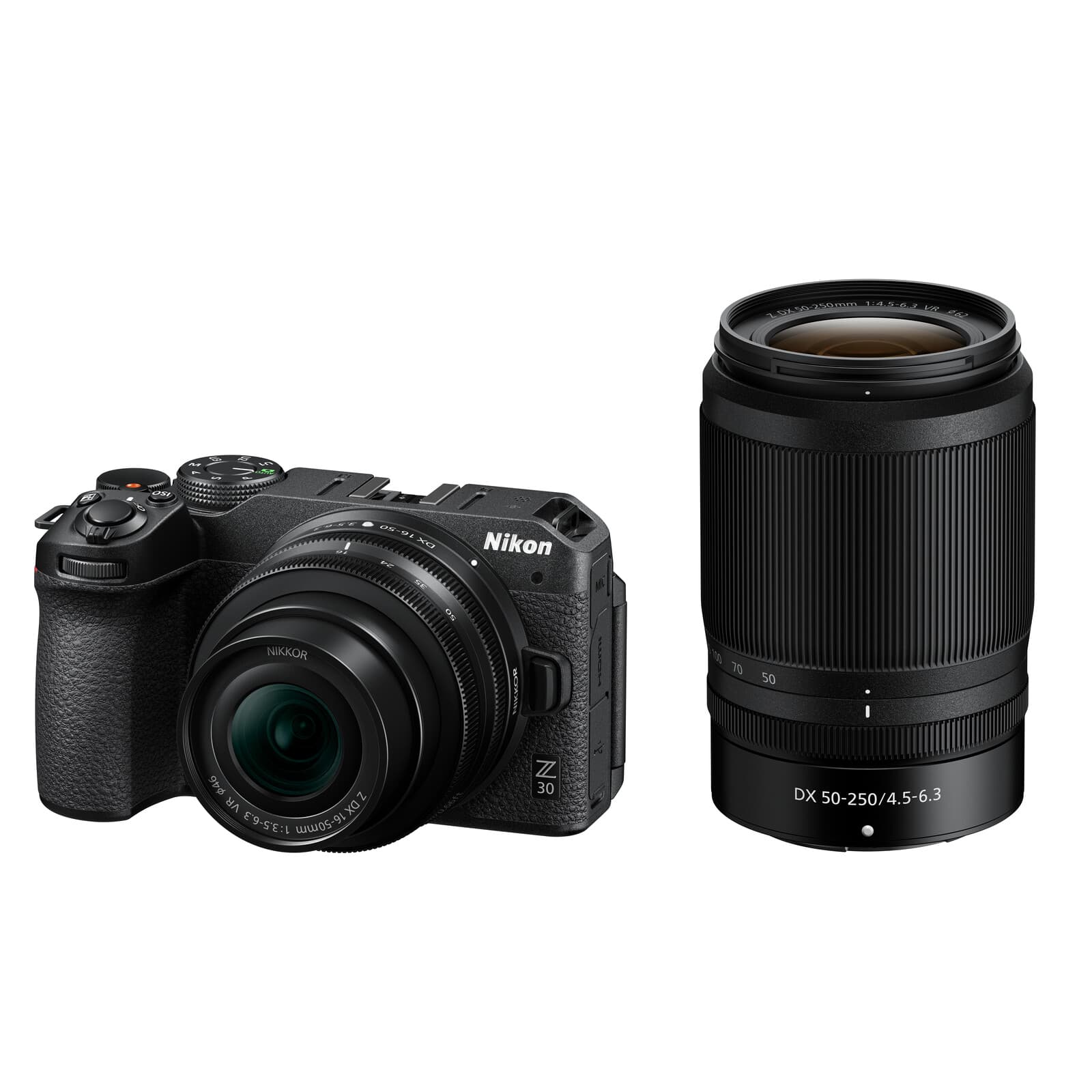 Nikon Z 30 + Z DX 16-50 mm f/3.5-6.3 VR + Z DX 50-250 mm f/4.5-6.3 VR