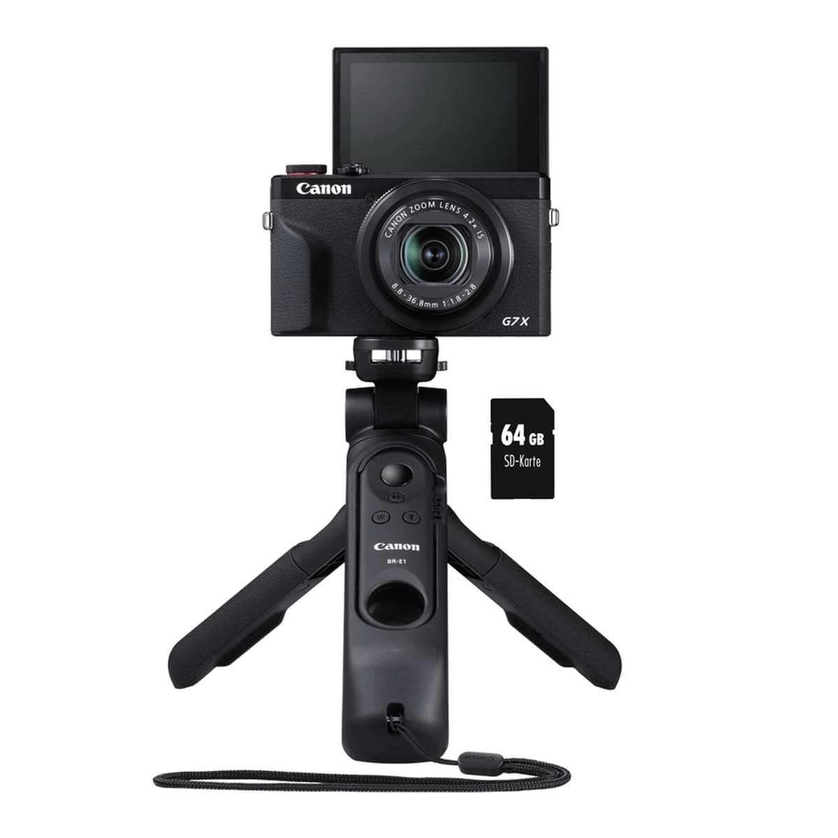 Canon Powershot G7X Mark III Black Vlogger Kit (incl 64 GB SD card)