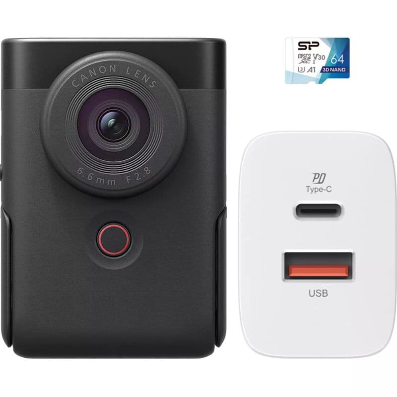 Canon PowerShot V10 Vlogging Kit – Black
