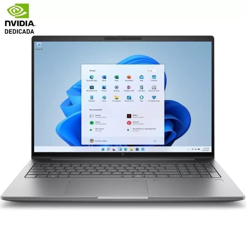 Portátil Workstation HP ZBook Power G11 A3ZC2ET Ryzen 7 PRO 8845HS 16GB/ 512GB SSD/ RTX 1000 Ada/ 16’/ Win11 Pro