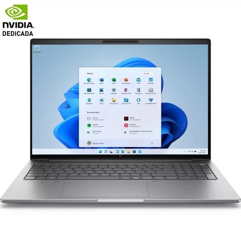 Portátil Workstation HP ZBook 8 G1i Intel Core Ultra 9-285H/ 64GB/ 1TB SSD/ Nvidia RTX 500 Ada/ 16′ Táctil/ Win11 Pro