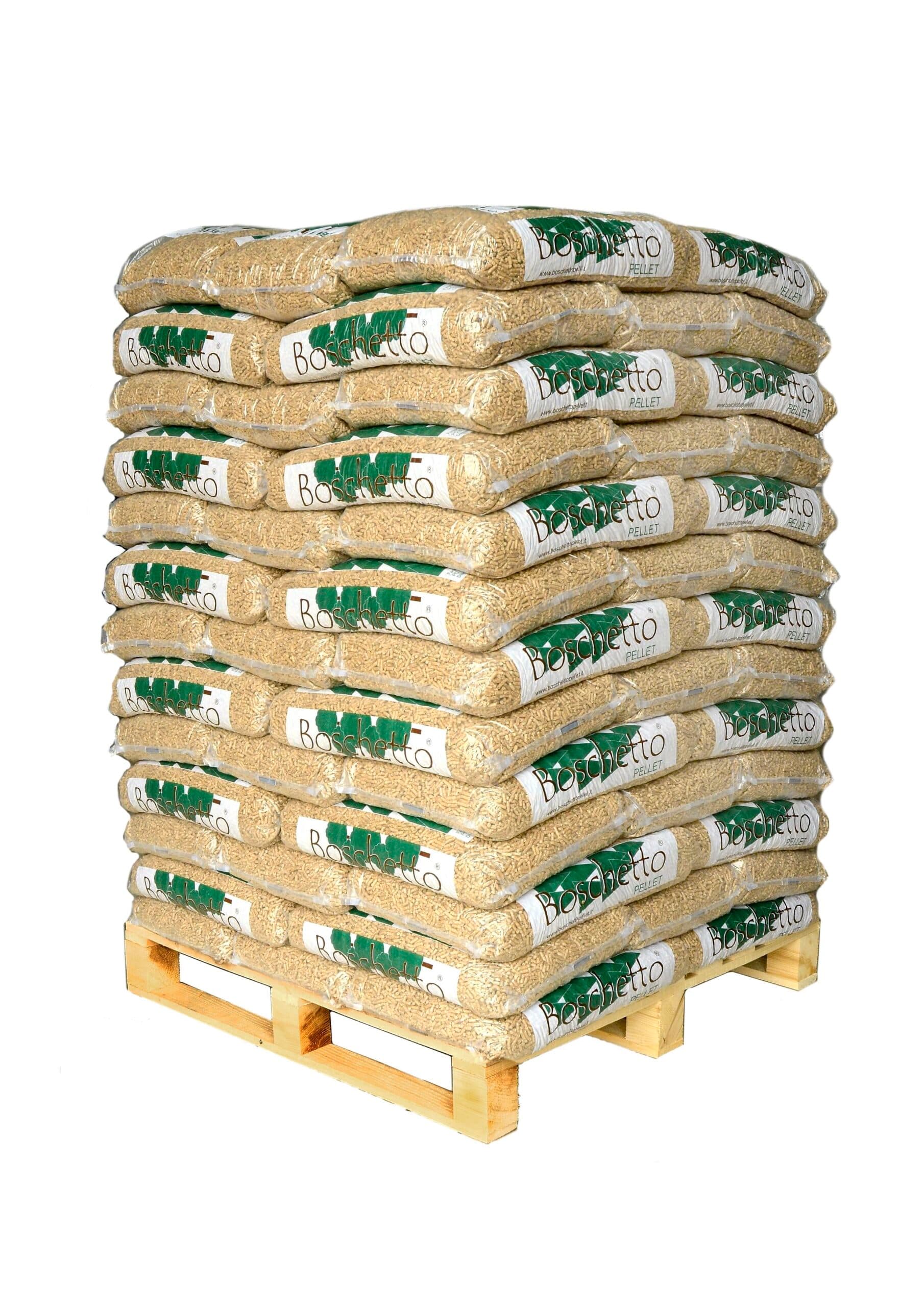 Palet de pellets de abeto 78 sacos