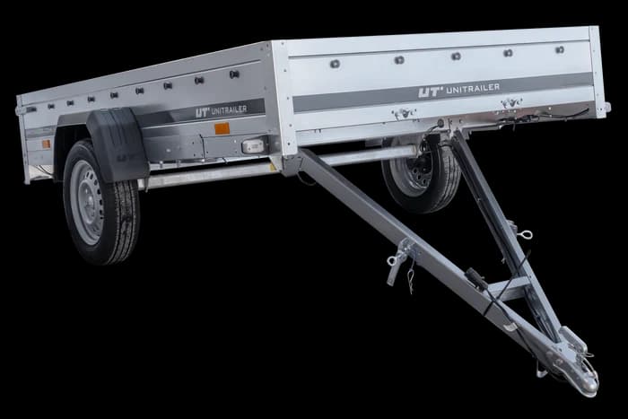 Remolque de un solo eje 264x150 UNITRAILER GARDEN 265 KIPP
