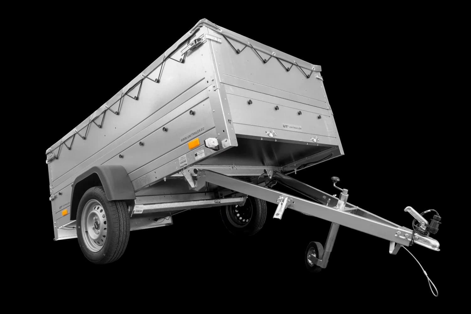 Remolque de jardín Unitrailer 230 Kipp – Peso bruto vehicular 750 kg